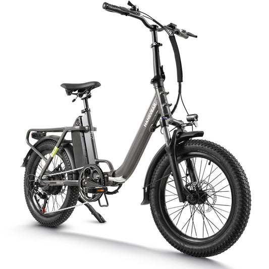 Hanevear H6-Light Folding Electric Bike Torque Sensor 120KM